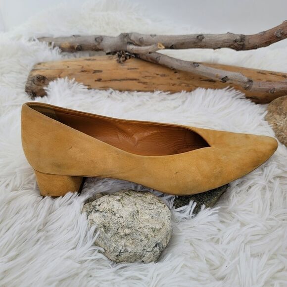 Everlane suede block heel pumps - Picture 10 of 10